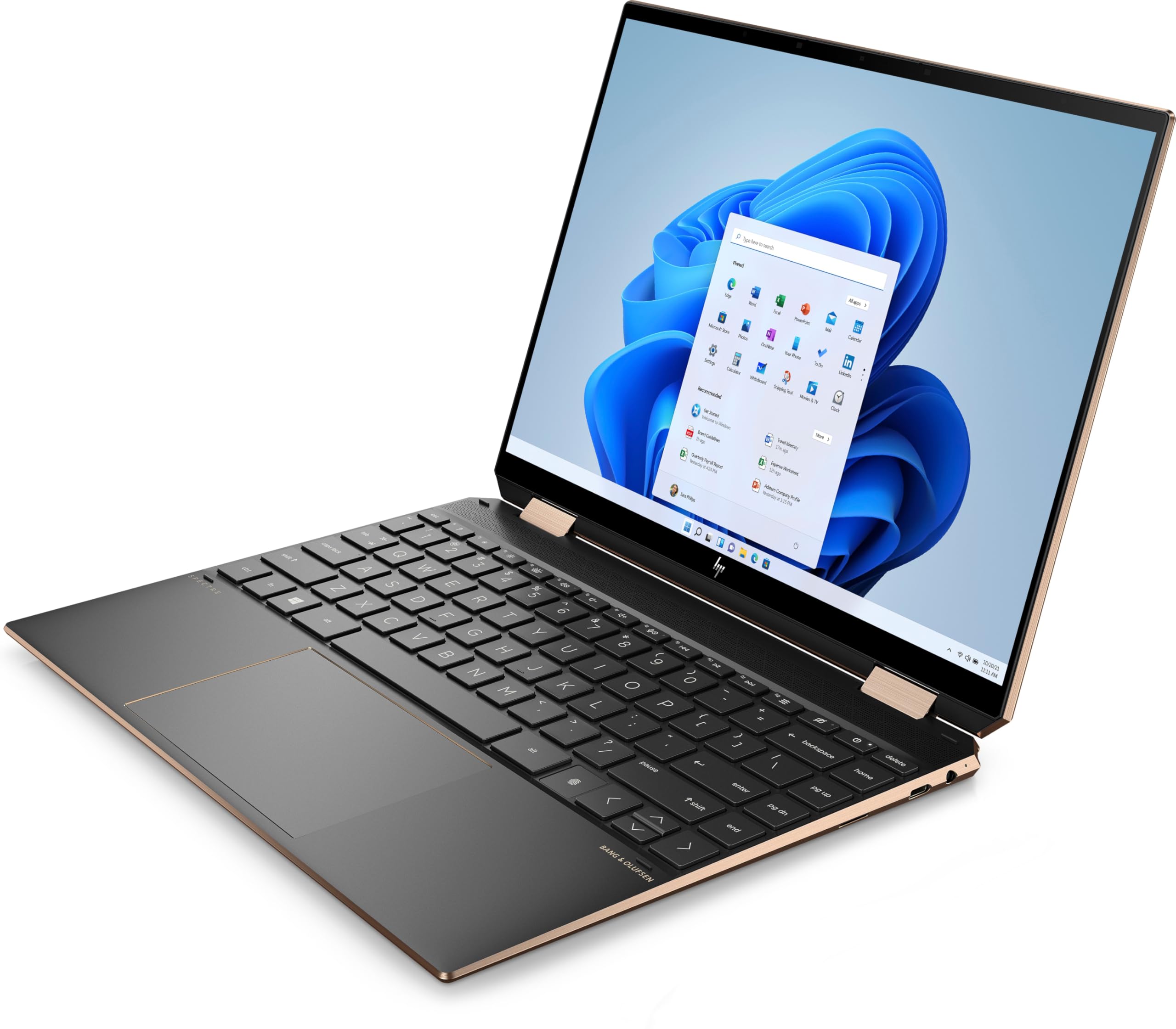HP Spectre x360 14-ea0007na 13.5" FHD+ 2-in-1 Touchscreen  i5-1135G7, 1TB PCIe Gen 4.0x4 NVMe, 8GB LPDDR4, Fingerprint & SD Card Reader, WIFI 6 & BT 5, UK Backlit Keys, Windows 11 Pro (Renewed)