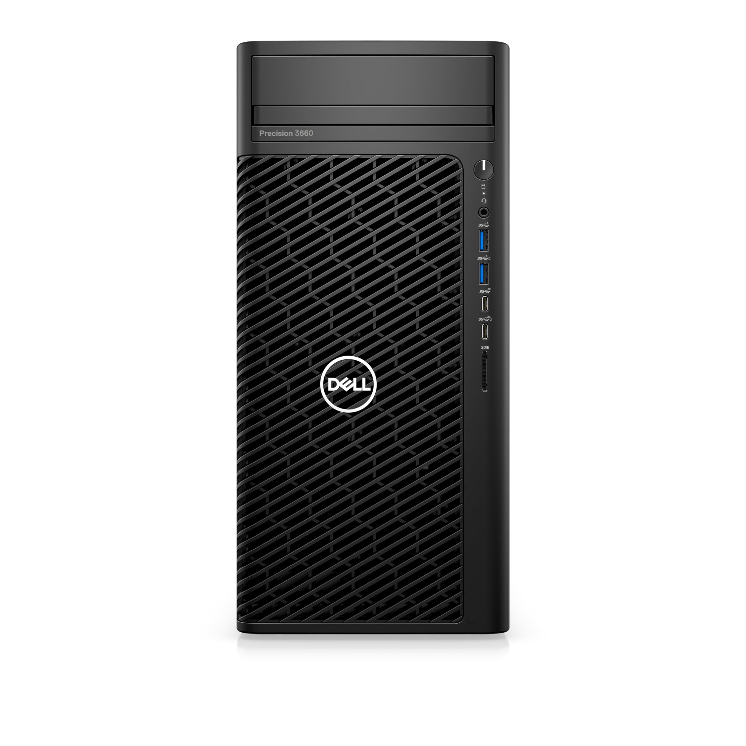 Dell Precision 3660 Tower Workstation - i7-12700 (12 Core, 3.6/4.9GHz), Nvidia RTX A2000 12GB, 2TB PCIe Gen 4.0x4 NVMe, 32GB DDR5, SD Card Reader, GbE, Windows 11 Pro (Renewed)