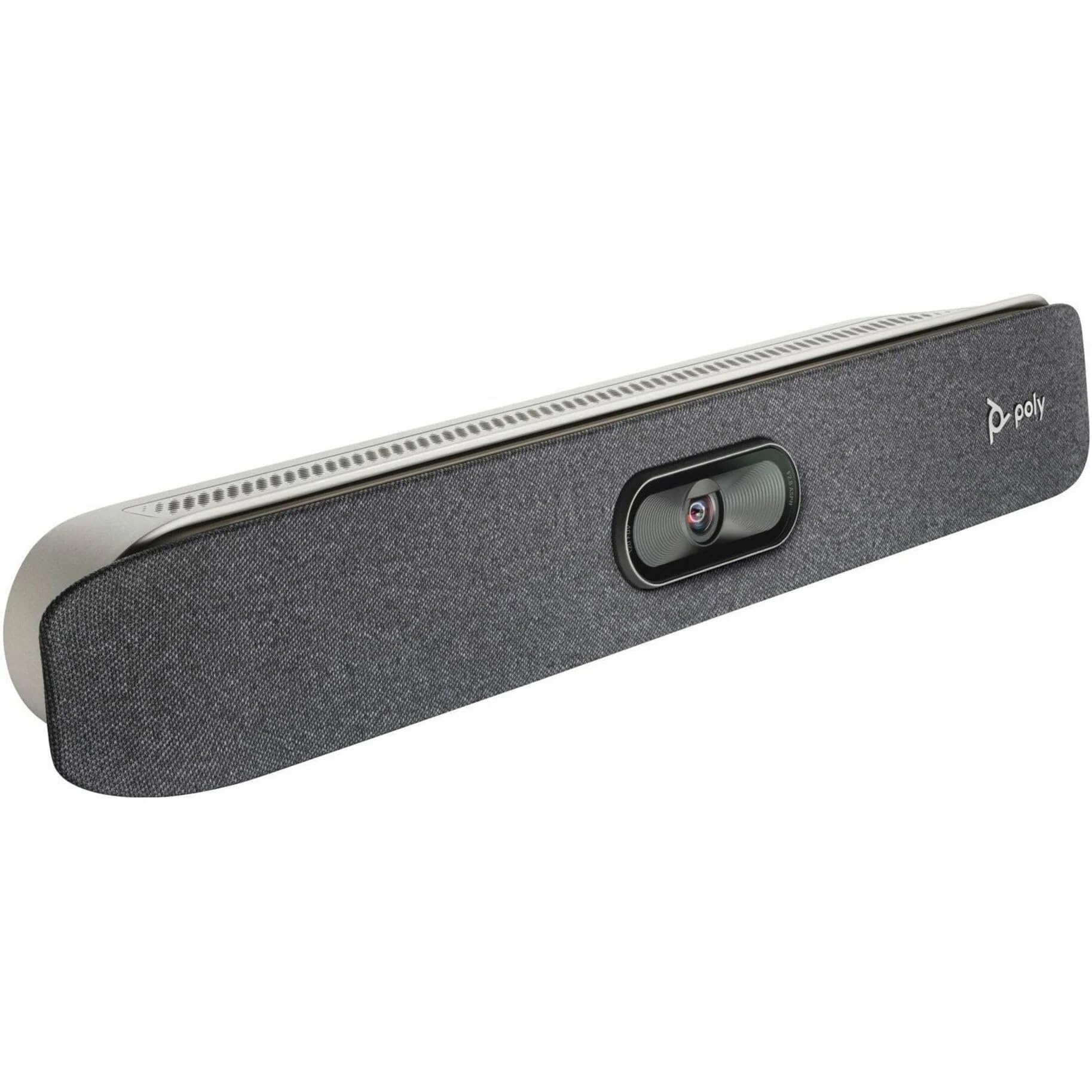 Poly Studio X30 All-in-One 4K UHD Video Conferencing Camera Bar, Smart Camera, 5x Zoom, 110º FOV, Integrated Speaker, 4 MEMS Microphones, Lens, Certified for Zoom, Teams & Meet (New)(Renewed)