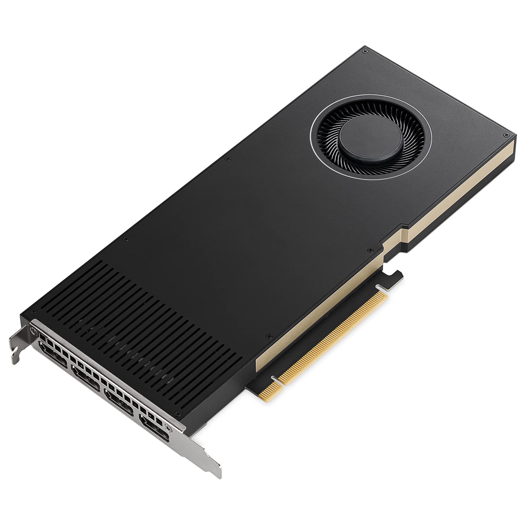 PNY NVIDIA RTX A4000 Professional Graphic Card 16GB GDDR6 PCI Express 4.0 x16, Dual Slot, 4x DisplayPort, 8K Support, Ultra-quiet active fan