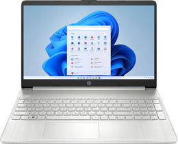 HP Laptop 15s-fq5020na 15.6 FHD  i3-1215U (6 Cores, 4.4GHz), 512GB PCIe Gen 4.0x4 NVMe, 8GB DDR4, SD Card Reader, Intel UHD Graphics, WIFI 5 & BT 4.2, UK Keys, HD Webcam, Windows 11 Pro (Renewed)