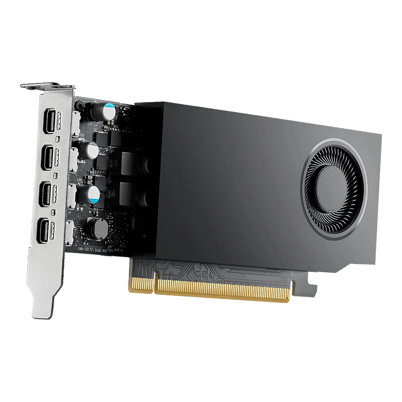 PNY Nvidia RTX A400 4GB GDDR6 Single Slot, Low Profile Graphics Card ports