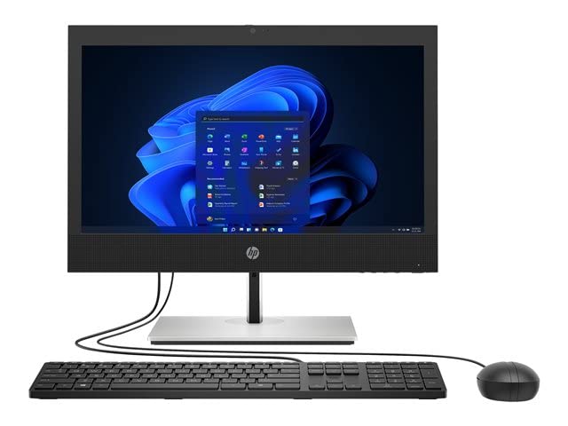 HP ProOne 400 G6, 19.5” FHD All-in-One PC - i5-10500T (6 Core, 3.8GHz), 16GB DDR4, 1TB NVMe, Intel UHD Graphics 630, DVD-Writer, WiFi 6 & BT 5.1, Windows 11 Pro - UK Keyboard Layout (Renewed)
