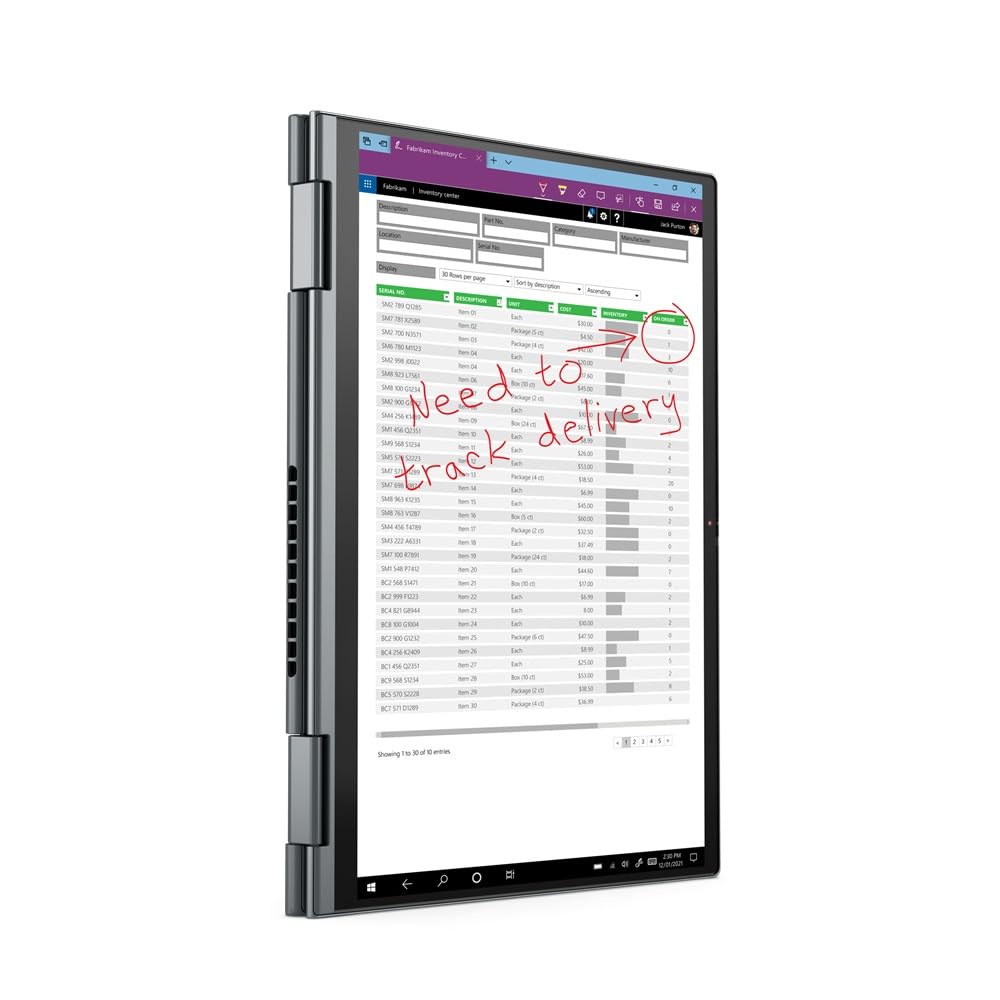 Lenovo ThinkPad X1 Yoga Gen 6 14” 2-in-1 Touchscreen - 2TB OPAL PCIe Gen 4.0 x4 NVMe, i5-1135G7, 16GB LPDDR4X, 4G LTE, Fingerprint Reader, WIFI 6 & Bluetooth 5, Windows 11 Pro (Renewed)