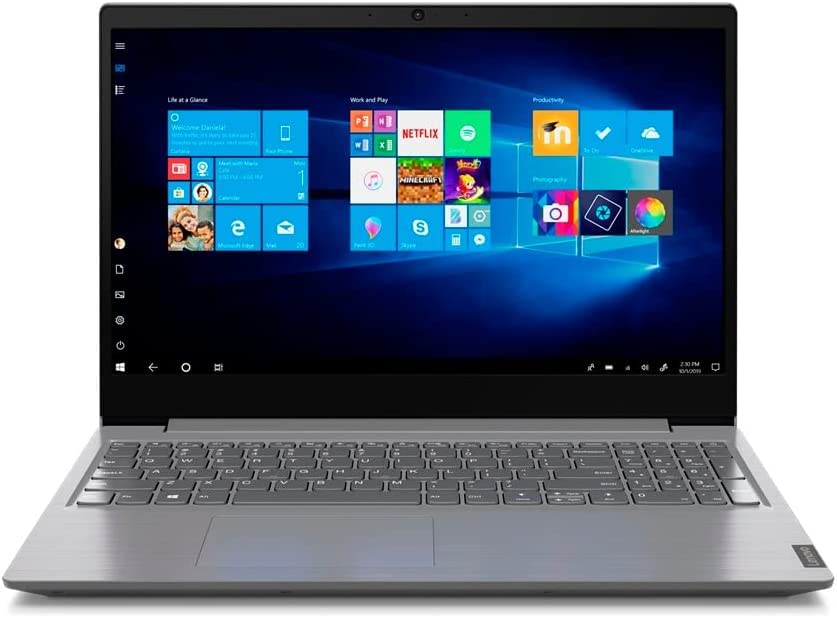 Lenovo V15-IGL, 15.6" FHD Laptop - Celeron N4020, 8GB DDR4 RAM, 512GB NVMe SSD, Intel UHD Graphics 600, SD Card Reader, Wi-Fi 5 & BT 5, Windows 11 Pro, UK Keyboard Layout (Renewed)