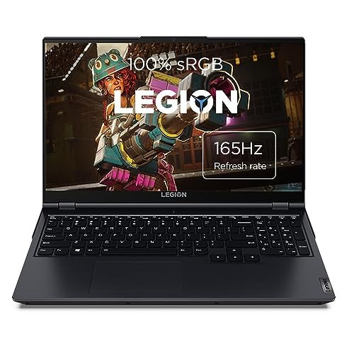 Lenovo Legion 5 15ACH6H 165Hz, Ryzen 7-5800H (8 Core), 2TB PCIe Gen 4.0 x4 NVMe, NVIDIA GeForce RTX 3060 6GB, 32GB DDR4, WIFI 6 & BT 5.1, UK Backlit Keyboard, Windows 11 Pro - Gaming Laptop (Renewed)