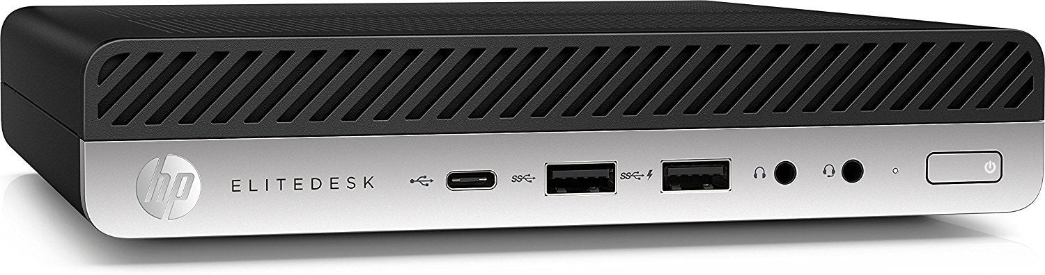 HP EliteDesk 800 G4 Mini Desktop PC, i5 8500 3.0/4.10GHz, 16GB DDR4, 512GB SSD, Intel 9260NGW Wireless Dual Band 11AC & BT w/Enhanced Dual Antennas, 3yr Warranty, Windows 10 Pro - Plain Box (Renewed)