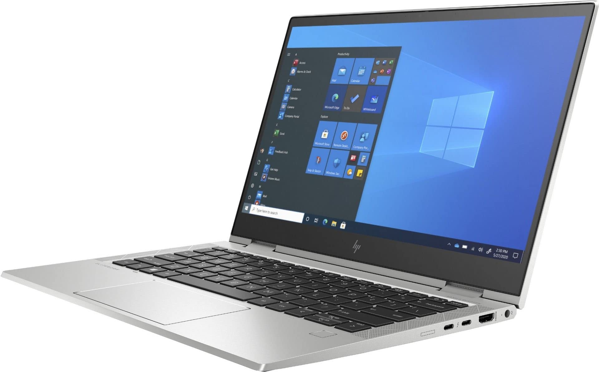 HP EliteBook x360 830 G8 13.3" FHD Convertible Touchscreen Laptop - Core i5 1145G7, 16GB DDR4, 1TB SSD, WIFI 6 & Bluetooth 5, Iris Xe Graphics, Backlit Keys, Free upgrade to Windows 11 Pro (Renewed)