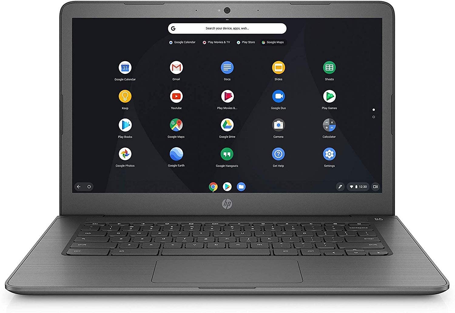HP Chromebook x360 14-da0002na 14” FullHD Touchscreen Laptop, Pentium Gold 4417U, 4GB DDR4, 32GB eMMC, Wireless 11ac & Bluetooth 4.2, LED Backlit Keyboard, ChromeOS – Plain Box - UK Keyboard (Renewed)
