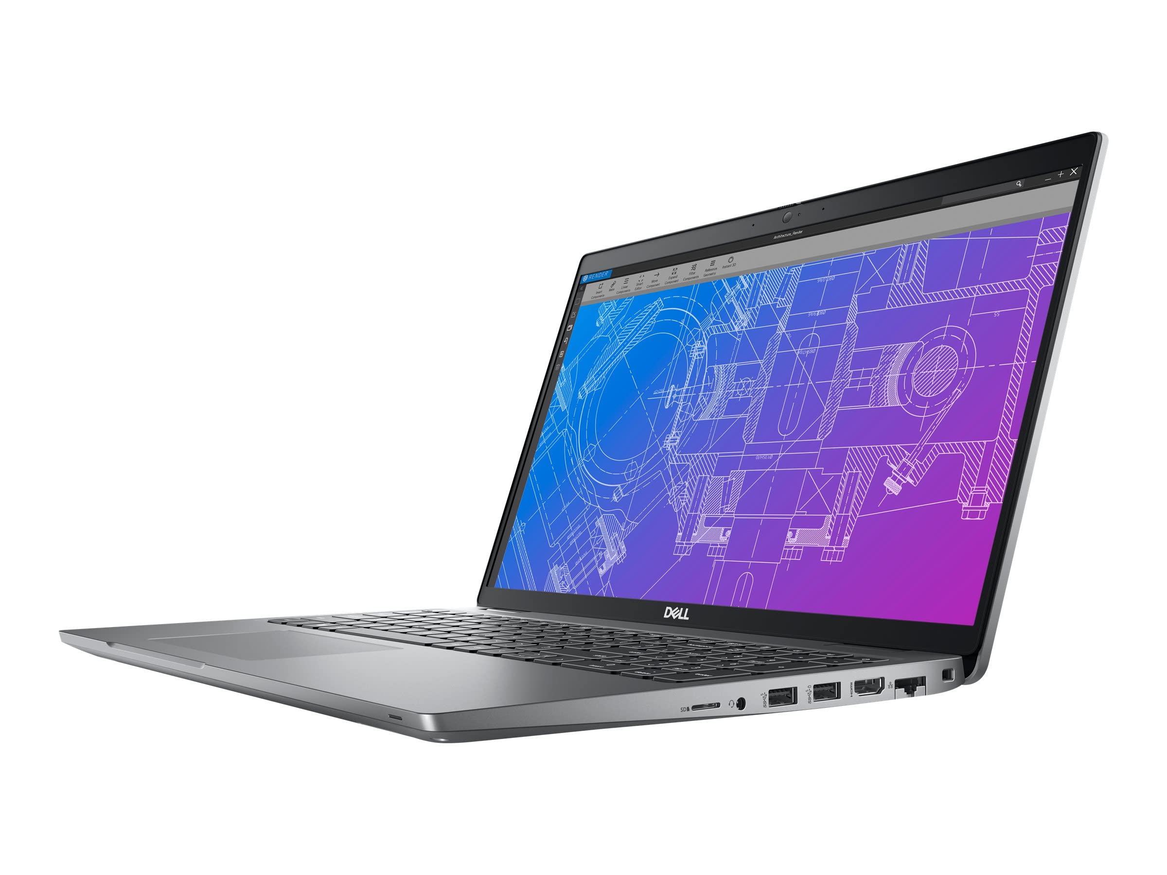 Dell Precision 3571 15.6" 2TB SSD Laptop, i7-12800H (14 Cores, 4.8GHz), NVIDIA Quadro T600, 32GB RAM, SD & Smart Card Reader, vPro, WIFI 6 & BT 5.2, Free Windows 11 Pro Upgrade, Backlit Keys (Renewed)