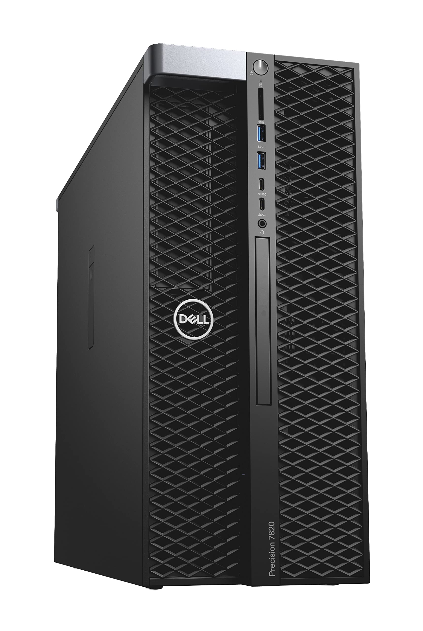 Dell Precision 7820 Tower, 64GB DDR4, 2TB NVMe & 2TB HDD – Xeon Gold 6138 (20 Cores, 3.7GHz), Nvidia RTX 4000 8GB GDDR6, SD Card Slot, 950W, LAN, Windows 11 Pro (Renewed)