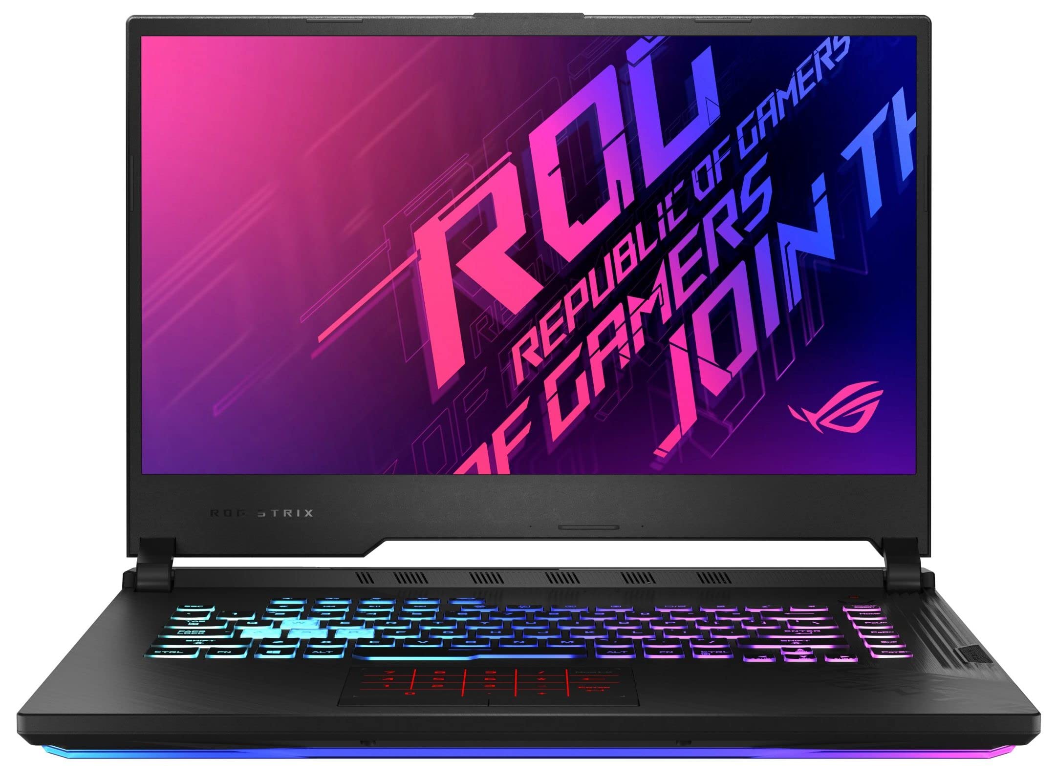 ASUS ROG Strix G15, 144Hz Gaming Laptop – i7-10750H (6 Core, 5GHz), 32GB DDR4, 1TB NVMe, NVidia GeForce RTX 2070, WIFI 6 & BT 5.1, Backlit Keyboard, RGB Lights, Windows 11 Pro (Renewed)