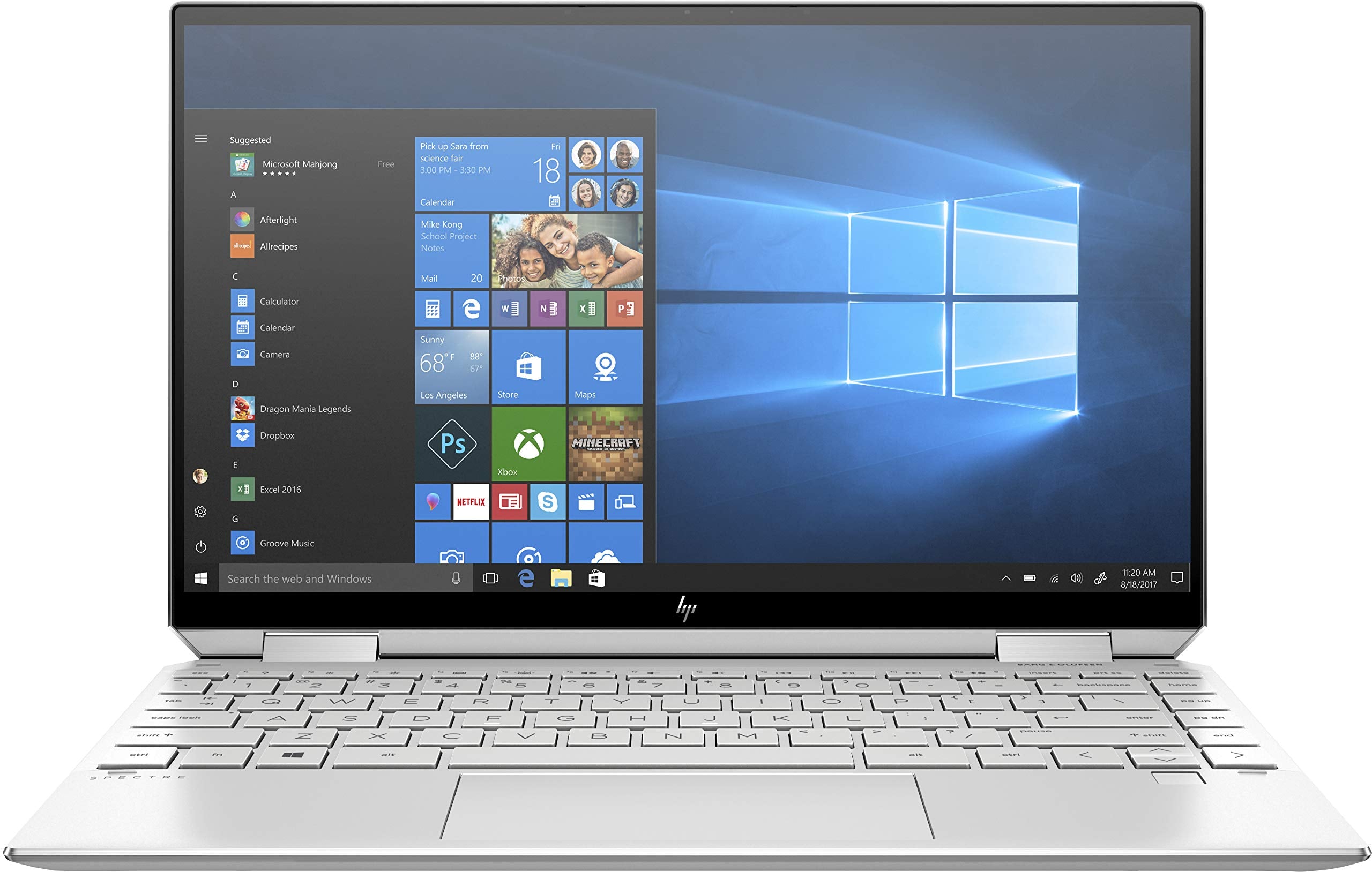 HP Spectre x360 13-aw0116na 13.3" FHD Touchscreen Hybrid 2-in-1 Laptop - i7-1065G7, 1TB SSD, 8GB DDR4, Sure View Privacy Screen, Backlit Keys, WIFI 6 & BT 5, FREE Windows 11 Pro upgrade (Renewed)
