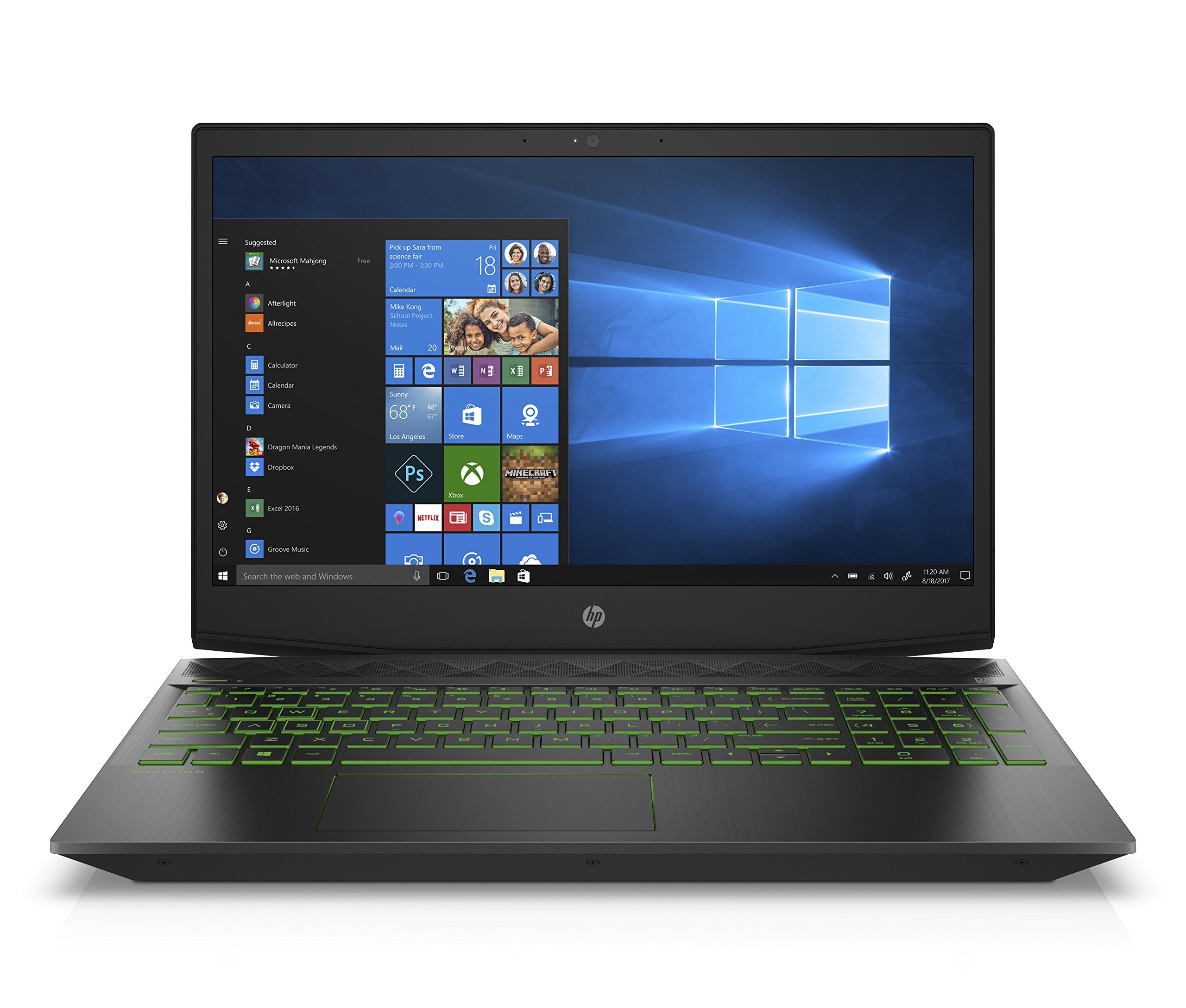 HP Pavilion 15-EC0000NA 15.6" FullHD Laptop ,AMD Ryzen 5 3550H (4 Cores, 3.7 GHz), NVIDIA GeForce GTX 1050, 16GB DDR4, 1TB SSD, WIFI 4 & BT 5.0, Windows 10 Pro – UK Keyboard Layout -7VU69EA
