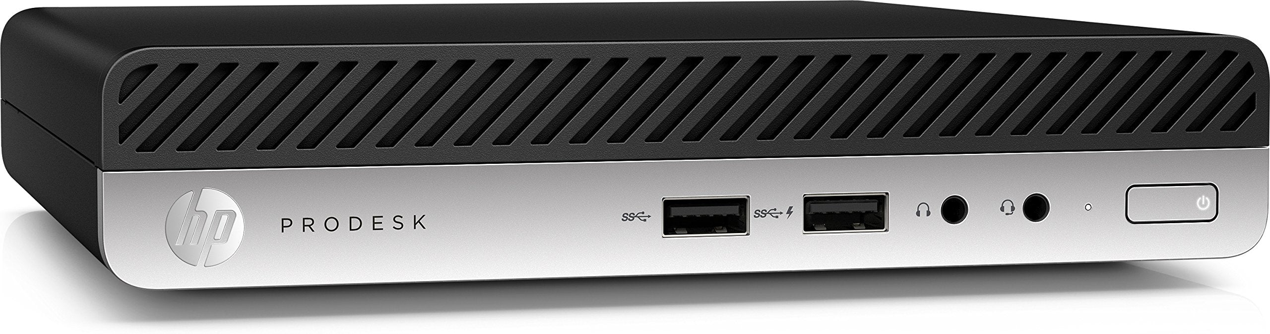 HP ProDesk 400 G4 Desktop Mini Core - i3 8100T (4 Core, 3.2GHz), 8GB DDR4, 256GB NVMe SSD, Intel 9560NGW Wireless Dual Band 11AC & BT with Enhanced Dual Antennas, FREE Win 11 Pro Upgrade (Renewed)