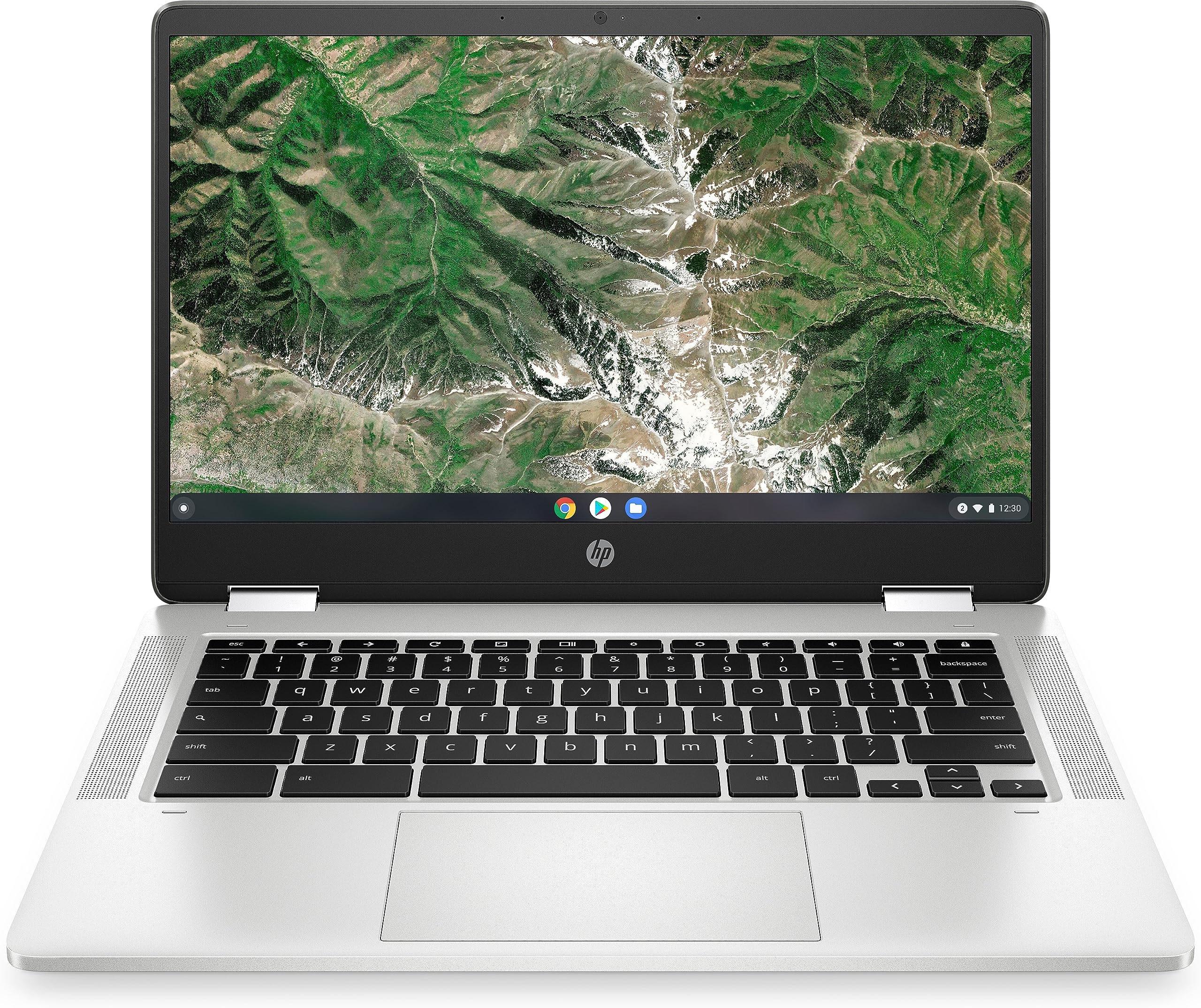 HP Chromebook x360 14a-ca0009na 2-in-1 FHD Touchscreen – Intel Celeron N4020 (2.8GHz), 4GB DDR4, 64GB eMMC, Intel UHD Graphics, WIFI 6 & BT 5, Chrome OS - Laptop (Renewed)